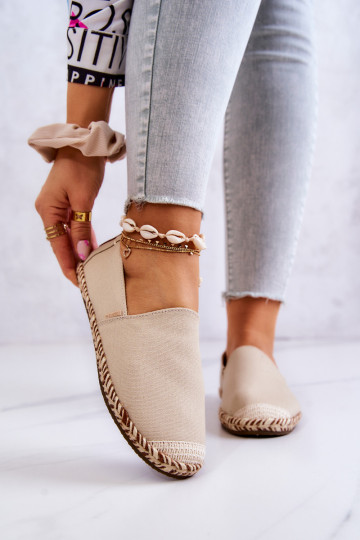 Užsegamos Espadrilės Big Star JJ274899 Smėlio spalvos