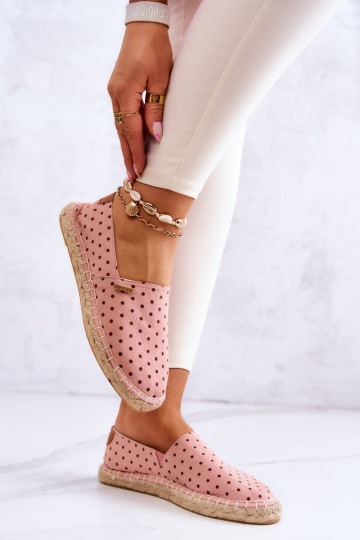Moteriškos espadrilės su taškeliais Big Star JJ274869 Rožinė 2