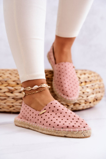 Moteriškos espadrilės su taškeliais Big Star JJ274869 Rožinė