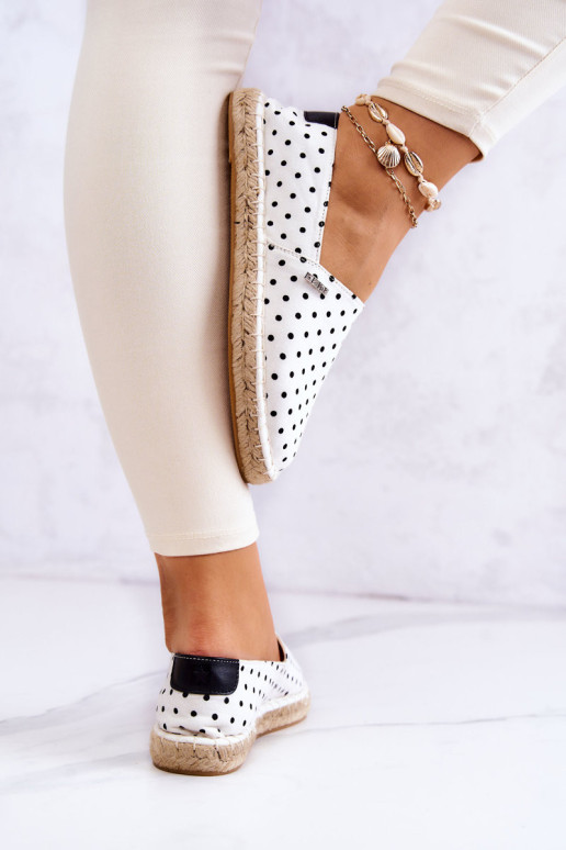 Moteriškos espadrilės su taškeliais Big Star JJ274870 balta