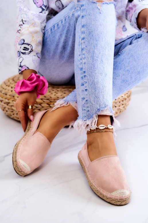 Moteriškos klasikinės espadrilės Big Star JJ274955 Rožinė