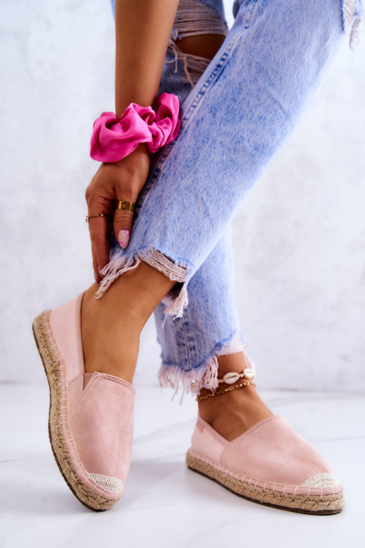 Moteriškos klasikinės espadrilės Big Star JJ274955 Rožinė