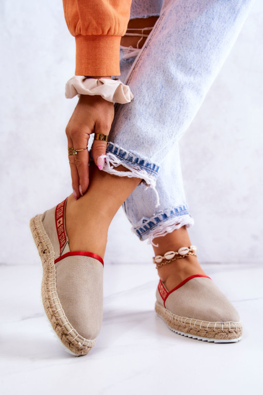 Užsegamos espadrilės Big Star JJ274879 Beige