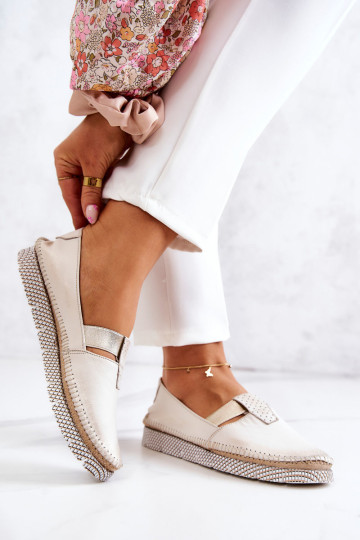 Moteriški odiniai batai Maciejka 05432-22 Šviesiai smėlio spalvos 2