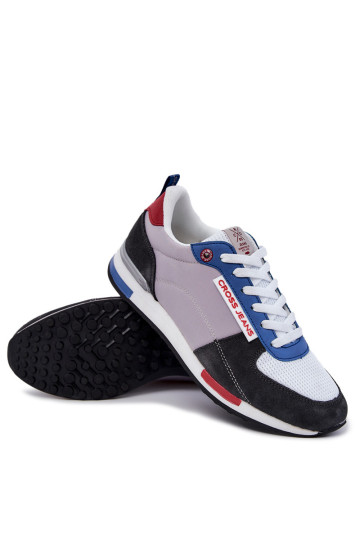 Vyriški sportiniai bateliai Cross Jeans JJ1R4010C Pilka 2