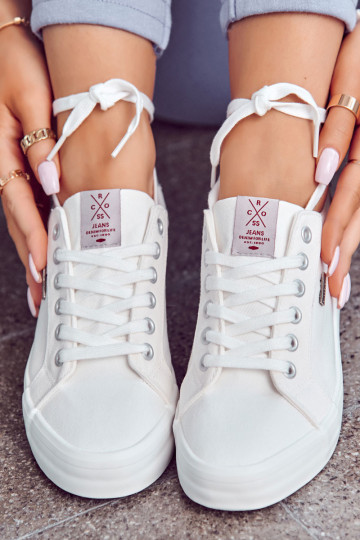 Moteriški sportbačiai Cross Jeans JJ2R4038C Balta