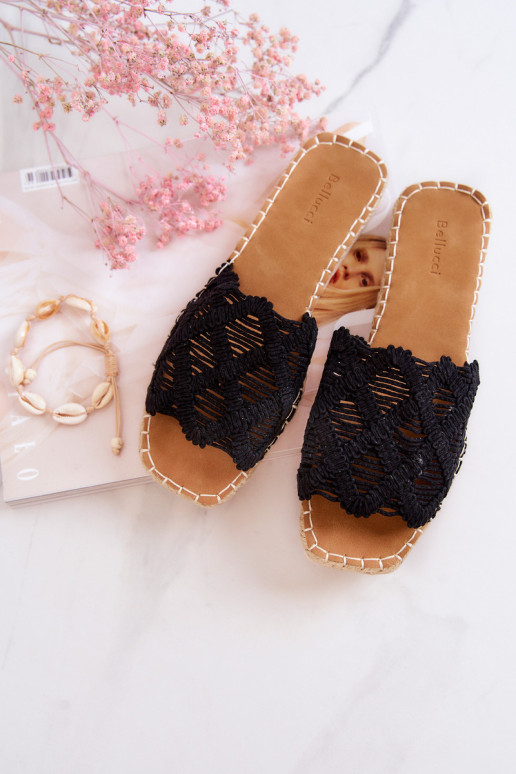 Šviesios moteriškos šlepetės