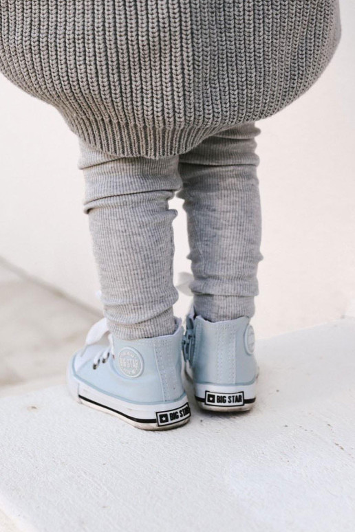 Vaikiški sportbačiai su užtrauktuku BIG STAR HH374088 Mėlyni