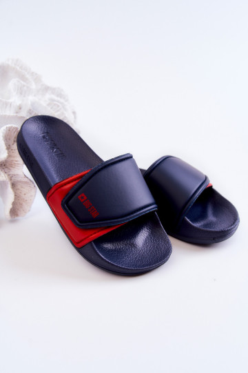 Šviesios vaikiškos šlepetės Big Star JJ374351 Tamsiai mėlyna