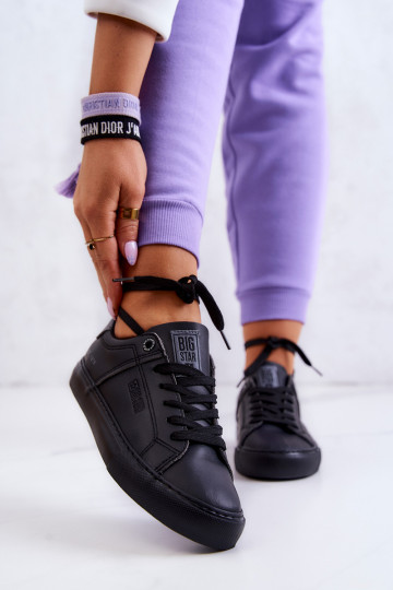 Odiniai sportbačiai Big Star JJ274214 juodi 2