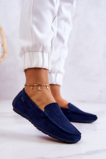 Moteriški zomšiniai batai Big Star JJ274659 Tamsiai mėlyna 2