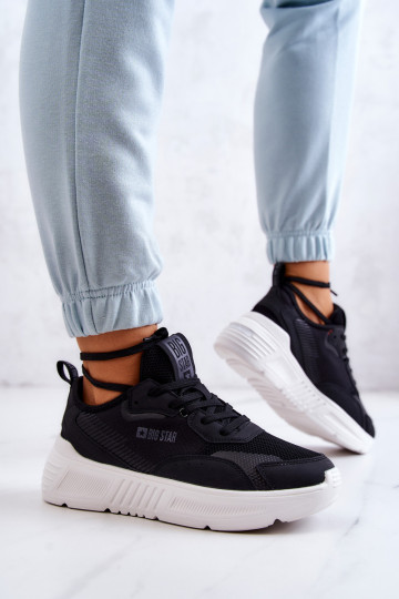 Madingi sportiniai bateliai Big Star JJ274598 juodi