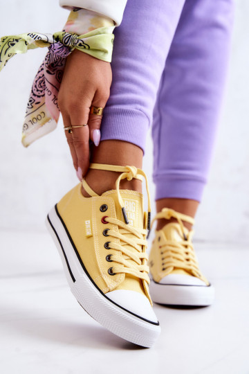 Moteriški žemi sportbačiai Big Star JJ274A002 geltoni 2