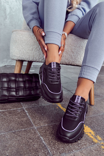 Sportbačiai Memory Foam Big Star JJ274786 juodi 2