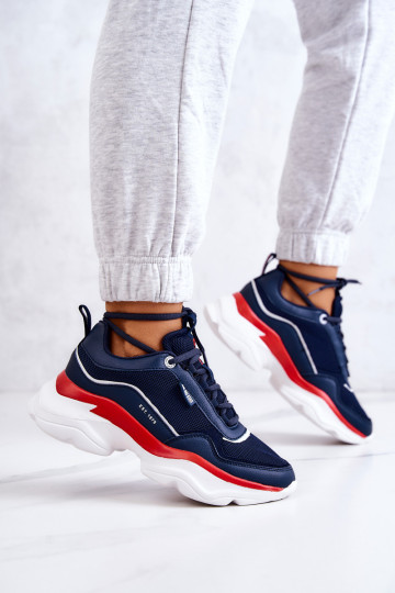 Moteriški sportiniai bateliai Big Star JJ274A117 Tamsiai mėlyni