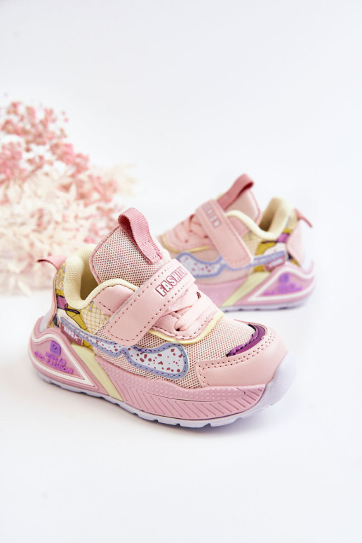 Vaikiški lengvi sportiniai bateliai Rožinis Snoopy