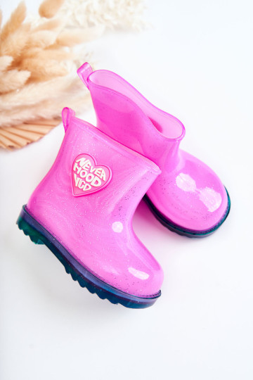 Vaikiški Brocade Galoshes Fuchsia Rain 2