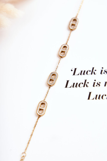 Apyrankė ant storos grandinės aukso 2