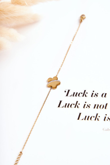 Apyrankė ant plonos grandinėlės su didele gėle 2