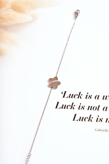 Apyrankė ant plonos grandinėlės su didele gėle 2