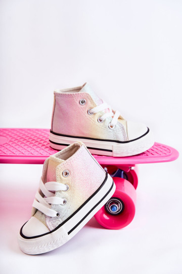 Vaikiški aukšti sportbačiai Multicolor Blanka 2