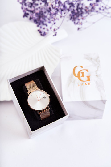 Laikrodis su dideliu ciferblatu GG Luxe Gold 2