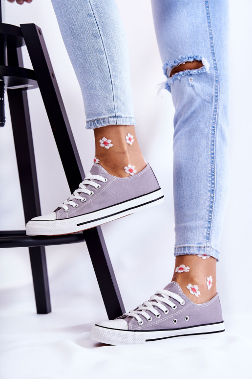 Moteriški klasikiniai sportbačiai pilki būk mano