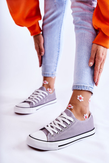 Moteriški klasikiniai sportbačiai pilki būk mano