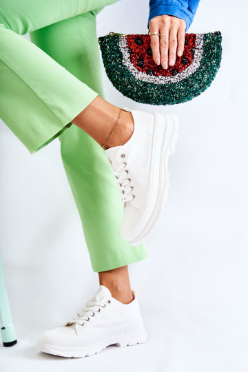 Moteriški žemos medžiagos sportbačiai