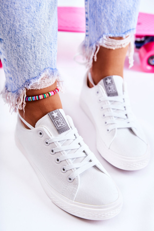 Moteriški klasikiniai sportbačiai White Eleya