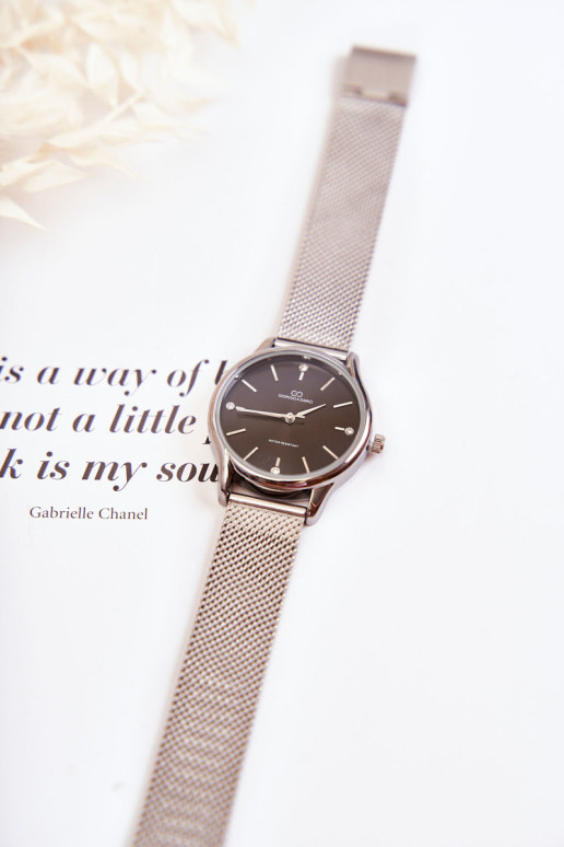 Moteriškas vandeniui atsparus laikrodis Giorgio & Dario Silver