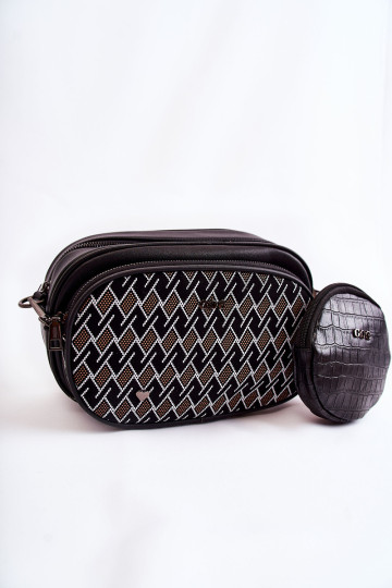 Moteriškas pasiuntinių krepšys 3w1 GOE ZNJ031 juodas