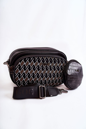 Moteriškas pasiuntinių krepšys 3w1 GOE ZNJ031 juodas 2