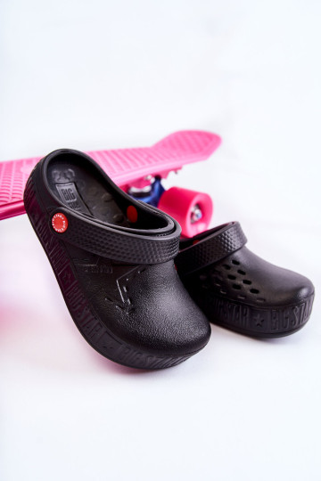 Vaikiškos lengvos šlepetės Kroks Big Star II375001 Juodos