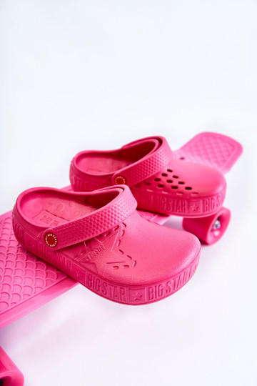 Vaikiškos lengvos šlepetės Kroks Big Star II375006 Fuksija