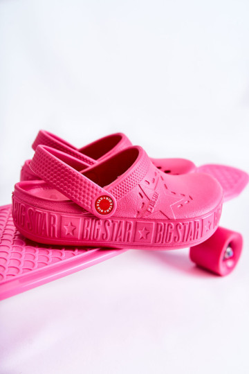 Vaikiškos lengvos šlepetės Kroks Big Star II375006 Fuksija