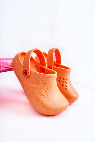 Vaikiškos lengvos šlepetės Kroks Big Star II375008 Oranžinė