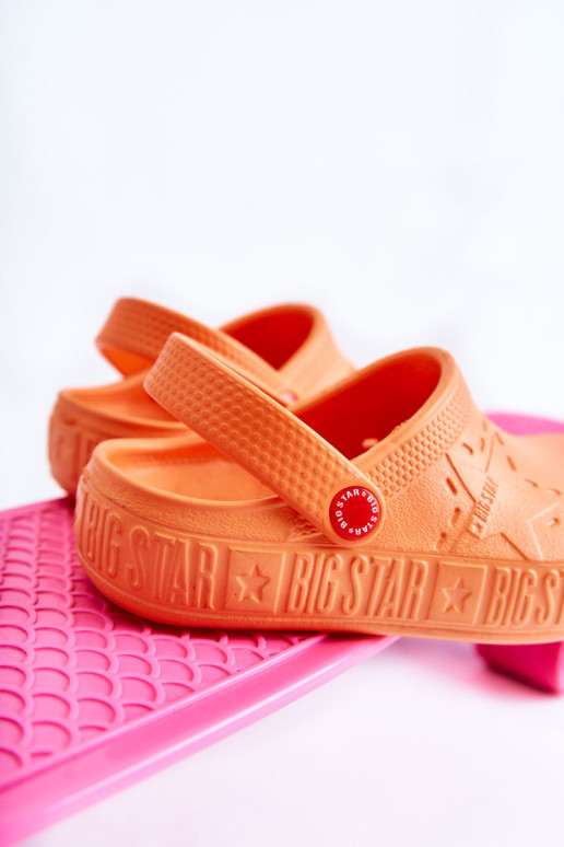 Vaikiškos lengvos šlepetės Kroks Big Star II375008 Oranžinė