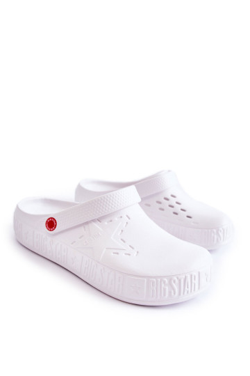 Vyriškos lengvos šlepetės Kroks Big Star II175003 Baltos