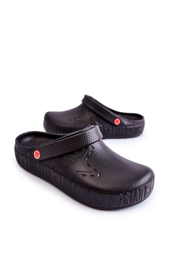 Vyriškos lengvos šlepetės Kroks Big Star II175001 juodos