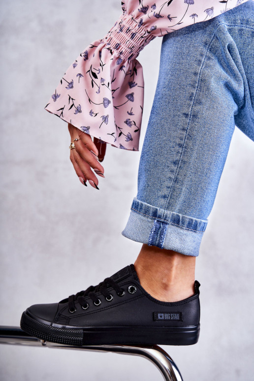 Moteriški žemi odiniai sportbačiai Big Star KK274011 juodi