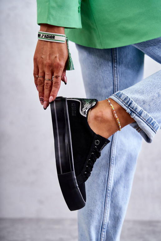 Moteriški sportbačiai Big Star KK274036 Juodi