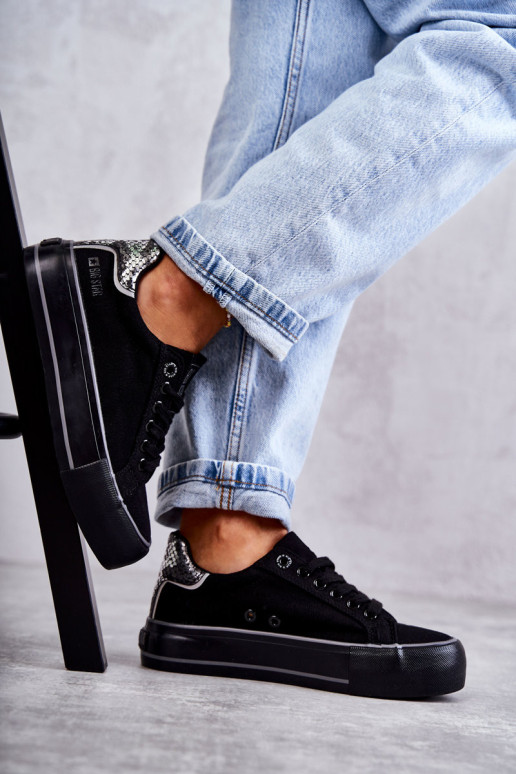 Moteriški sportbačiai Big Star KK274036 Juodi