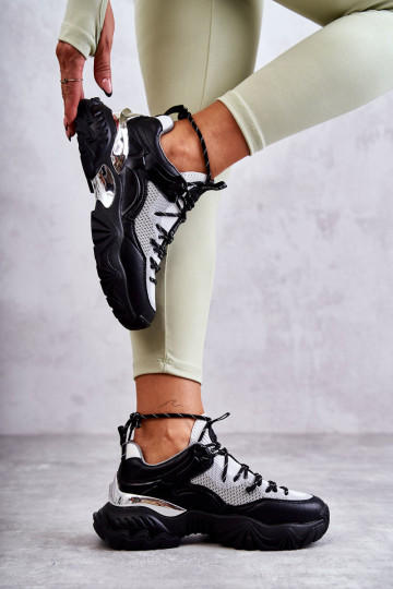 Moteriški sportiniai bateliai Memory Foam System Big Star KK274053 juoda-pilka 2