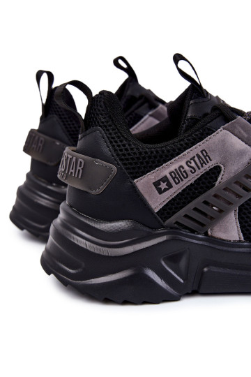 Lengvi vyriški sportiniai bateliai Big Star KK174054 juodi