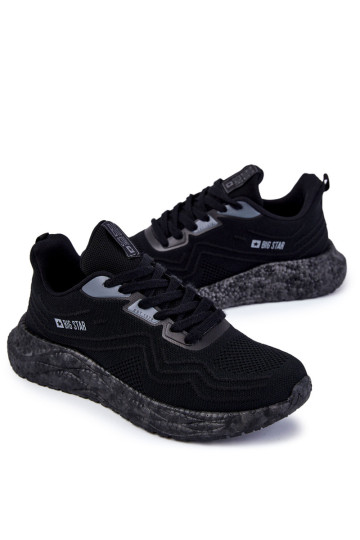 Lengvi vyriški sportiniai bateliai Big Star KK174018 juodi