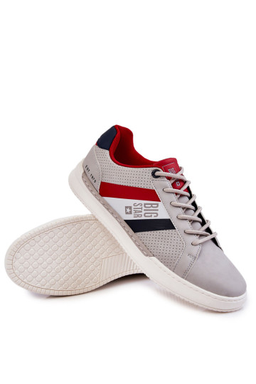 Klasikiniai vyriški sportiniai bateliai Memory Foam Big Star KK174056 pilka