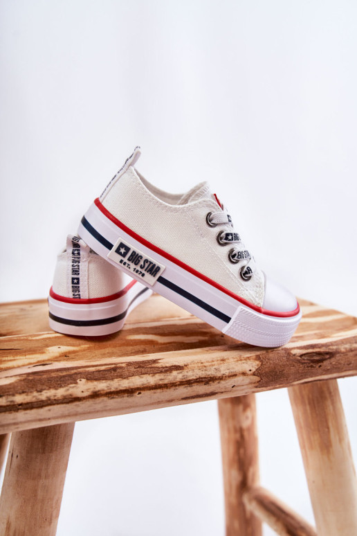 Vaikiški audiniai sportbačiai BIG STAR KK374068 Balti