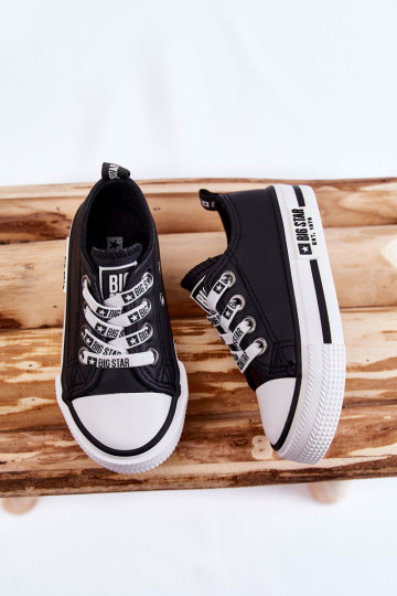 Vaikiški odiniai sportbačiai BIG STAR KK374043 Juoda ir balta 2