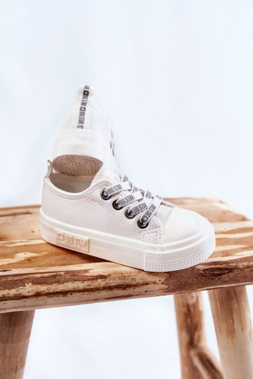 Vaikiški odiniai sportbačiai BIG STAR KK374060 Balti